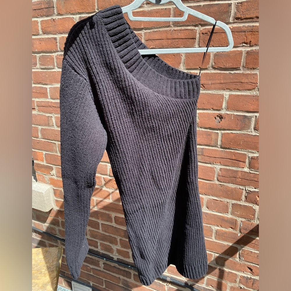 One-Shoulder Knitted Sweater Dress